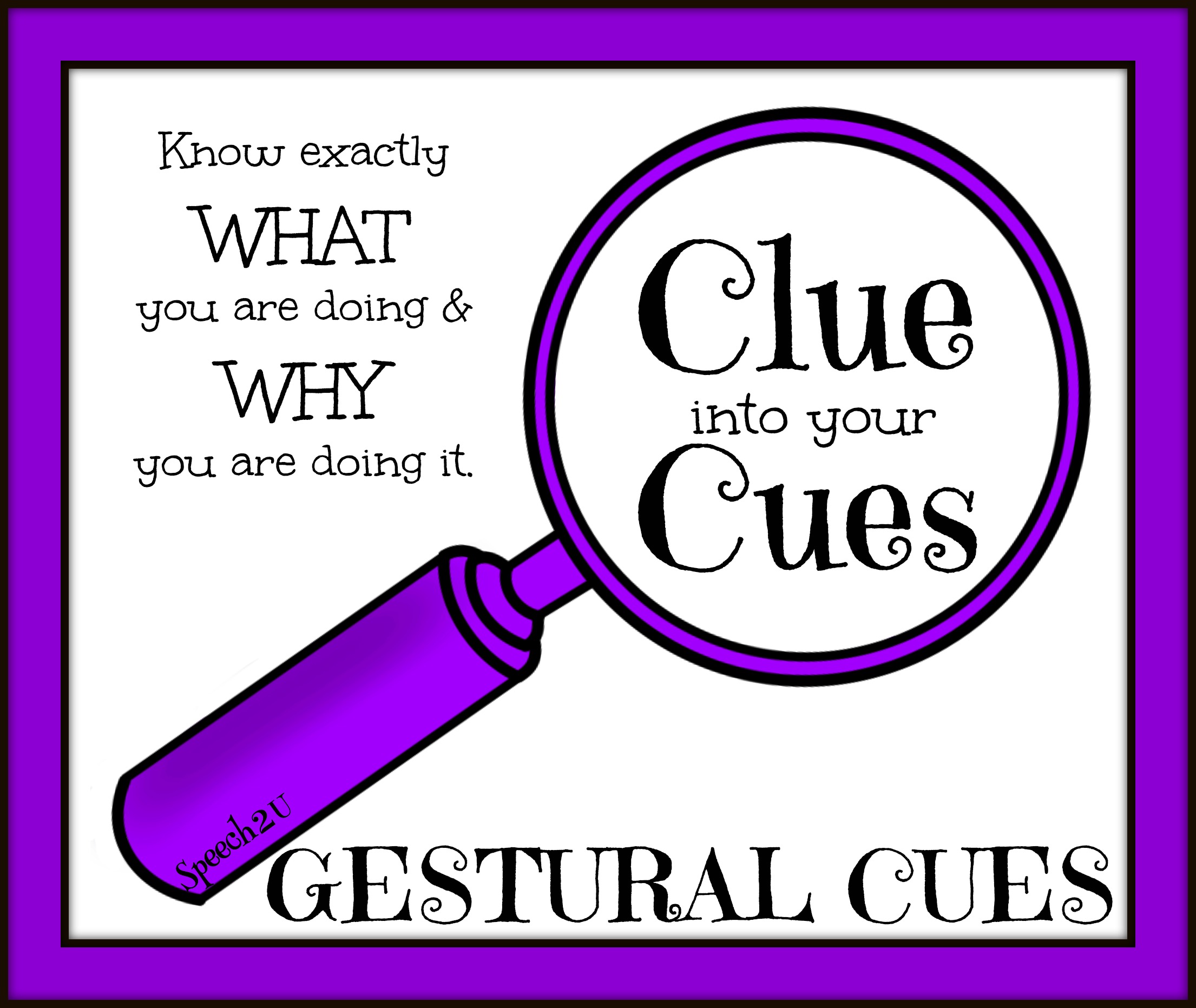 Clue Into Your Cues Gestural Cues Speech 2U